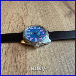 NOS Very Rare Watch Slava Watermelon Pink 2428 Slava California Made in USSR