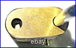 NOS Yale Super Pin Tumbler Brass Padlock with 2 BLANK keys Vintage Very Rare Opp