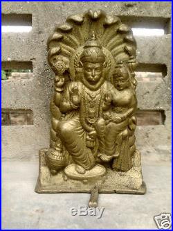 Narasimha Lakshmi Very Rare Brass Statue Idol
