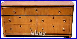 National Mt. Airy Biedermeier Style Dresser Chest Of Solid Wood Very Rare