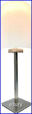 Nessen Lamp NT1402 26 Satin Nickel Coated Solid Brass Table Lamp Very Rare