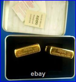 New Zippo CAMEL Brass Couple Collection Set Limited Edition 1996 Very Rare