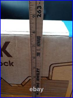 New in Box Westlock Front Door Knob Set Mid Century Brass Hardware Very Rare