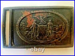 Non Dug Confederate Maryland Civil War Sword Buckle Plate brass/bronze VERY RARE