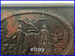 Non Dug Confederate Maryland Civil War Sword Buckle Plate brass/bronze VERY RARE