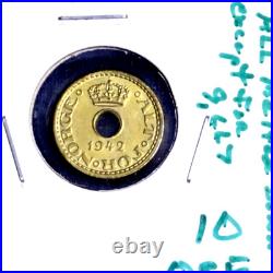 Norway 1942 (10 Ore) Gov't Exile Ww 11-nickel/brass-bu Uncirculated Very Rare