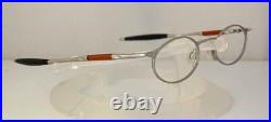 Oakley Retro Rx Oo E Wire Silver Amber Prescription Frames 11-571 New Very Rare