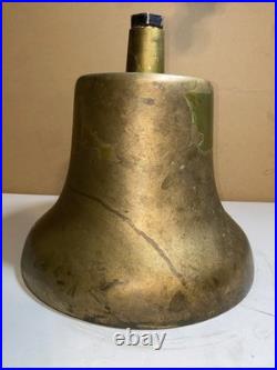 Old Antique Locomotive Bell 12in 45lb BRASS with Clapper Very Rare Very Nice Old Antique Locomotive Bell 12in 45lb BRASS with Clapper Very Rare Very Nice