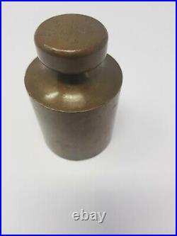 Old brass heavy and rare shape weight measuring scale very unusual 2 KG NH5706