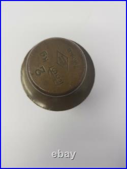 Old brass heavy and rare shape weight measuring scale very unusual 2 KG NH5706