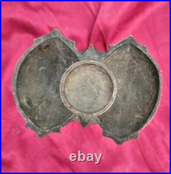 Original 1850's Old Antique Vintage Very Rare Brass Oil Lamp / Diya, Collectible