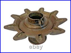 Original 1850's Old Antique Vintage Very Rare Brass Oil Lamp / Diya, Collectible
