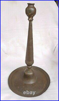 Original 1850's Old Antique Vintage Very Rare Brass Oil Lamp / Diya, Rich Patent