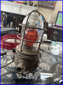 Original Aluminium and brass (Lovell) Passage Light VERY RARE&OLD Ship Maritime