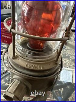 Original Aluminium and brass (Lovell) Passage Light VERY RARE&OLD Ship Maritime