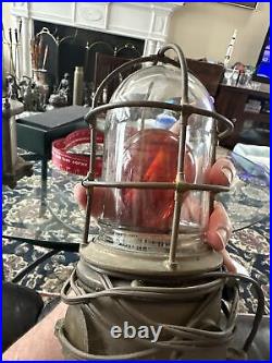 Original Aluminium and brass (Lovell) Passage Light VERY RARE&OLD Ship Maritime