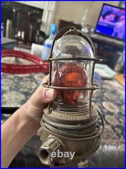 Original Aluminium and brass (Lovell) Passage Light VERY RARE&OLD Ship Maritime