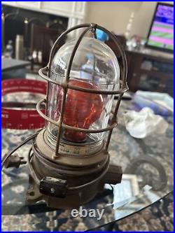 Original Aluminium and brass (Lovell) Passage Light VERY RARE&OLD Ship Maritime