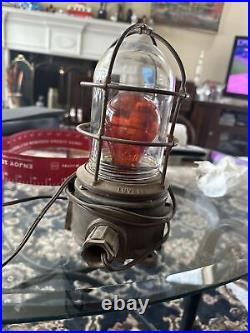 Original Aluminium and brass (Lovell) Passage Light VERY RARE&OLD Ship Maritime