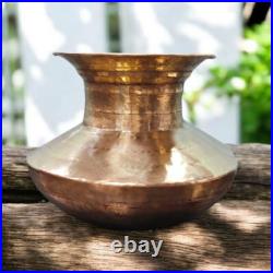 Original Antique Pure Brass Very Rare Beautiful Shape Multipurpose Water Pot