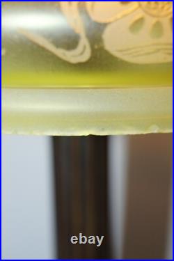 Original Art Nouveau Table Lamp Kastanienallee Very Rare Glass 1910