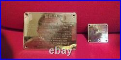 Original Brass Eco Air Meter ID Tag 246 AWTL ID & Latch TagVery Rare