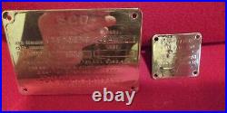 Original Brass Eco Air Meter ID Tag 246 AWTL ID & Latch TagVery Rare