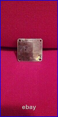 Original Brass Eco Air Meter ID Tag 246 AWTL ID & Latch TagVery Rare