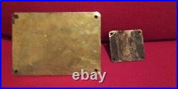 Original Brass Eco Air Meter ID Tag 246 AWTL ID & Latch TagVery Rare