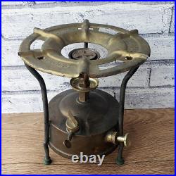 Original NUTAN No. 1 Collectible Vintage Very Rare Antique Kerosene Brass Stove