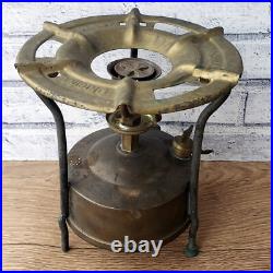 Original NUTAN No. 1 Collectible Vintage Very Rare Antique Kerosene Brass Stove