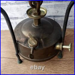 Original NUTAN No. 1 Collectible Vintage Very Rare Antique Kerosene Brass Stove