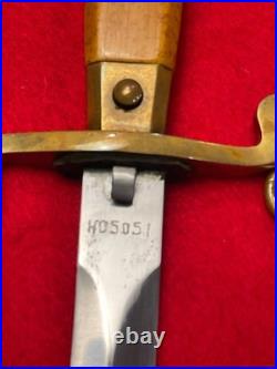 Original Very Rare Soviet Air Force Officers Dagger witch Scabbard 57