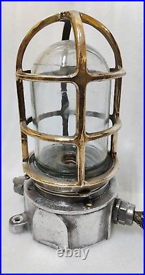 Original vintage Aluminium&Brass OCEANIC Passage Light 1 PC. VERY RARE