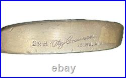 Otey Crisman 22H Brass Napa Blade Putter Selma ALA Hickory 35 RH Very Rare Club