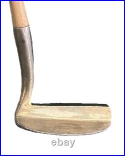 Otey Crisman 22H Brass Napa Blade RH Putter Selma ALA Hickory 35 Very Rare Club