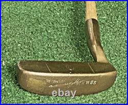 Otey Crisman 22H Brass Napa Blade RH Putter Selma ALA Hickory 35 Very Rare Club