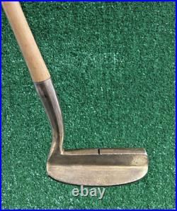 Otey Crisman 22H Brass Napa Blade RH Putter Selma ALA Hickory 35 Very Rare Club