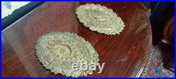 Ottoman Turkish Turkey Military Brass Plaque Very Rare Item Look Details Lot 11