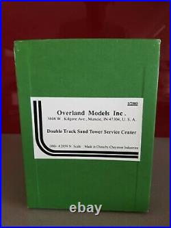 Overland N Scale Brass Double Track Sand Tower Service Center (Very Rare)
