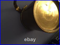 PAIR Very Rare 18th-19thC. FRENCH Brass hallmarked LITER MEASURING LADDLE CUPS