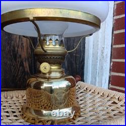 PALMER/PALMER'S FAMOUS VERY RARE ANTIQUE  Brass Table lamp UNUSED