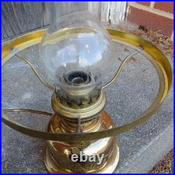 PALMER/PALMER'S FAMOUS VERY RARE ANTIQUE  Brass Table lamp UNUSED