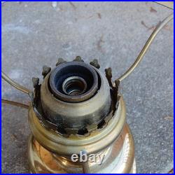 PALMER/PALMER'S FAMOUS VERY RARE ANTIQUE  Brass Table lamp UNUSED