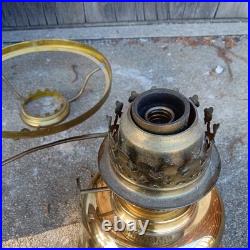 PALMER/PALMER'S FAMOUS VERY RARE ANTIQUE  Brass Table lamp UNUSED