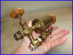 POWELL MIDDY 1/2 PINT BRASS OILER for Old Gas or Steam Engine Very Nice! RARE