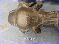 Pair Antique Oriental Stamp in bronze with Princess head motif. Very Rare, Asia