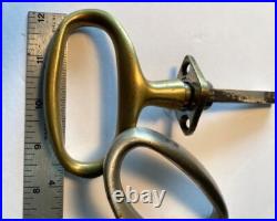 Pair of Brass Bale door handles Model T Ford closed cars. Very rare parts