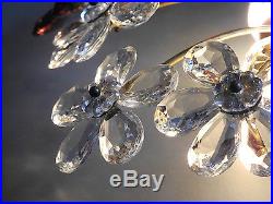 Pair of elegant very rare 1960s Christoph Palme glass ceilings or wall lamps