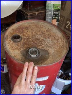 Pate Motor Oil Vtg Shop Container 1930s 40s Very Rare 15 Gallon Brass Milwaukee
